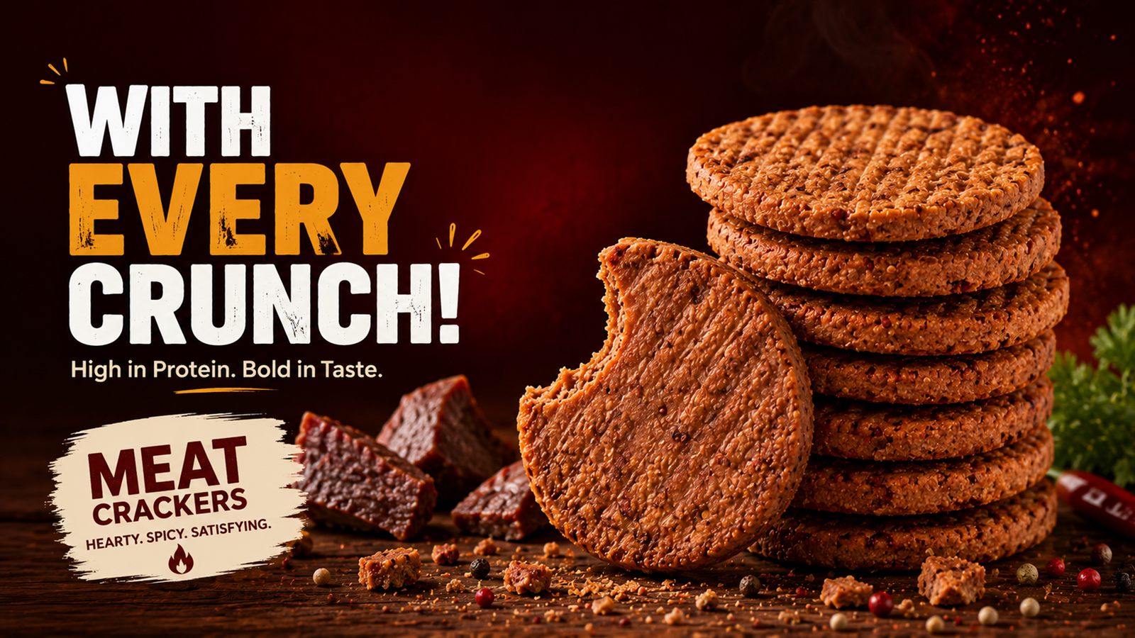 Meat crackers